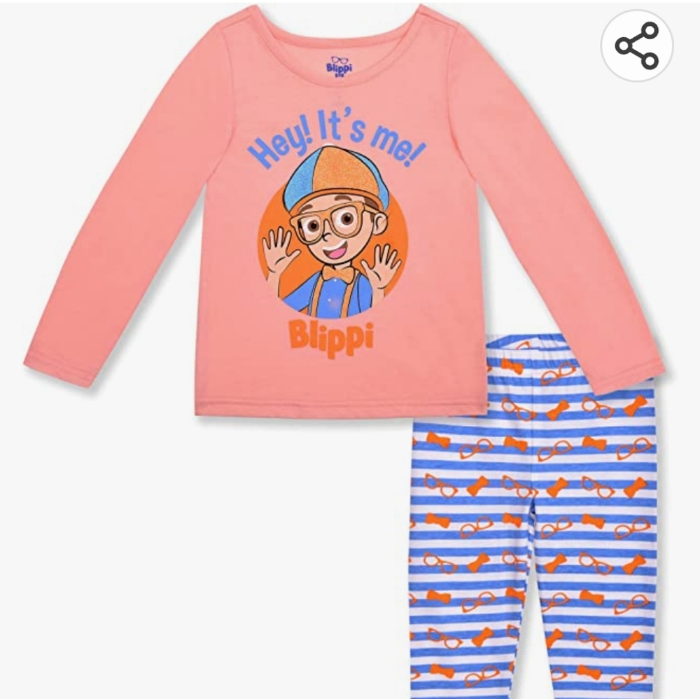 Blippi  girl blouse sets legging brand new
